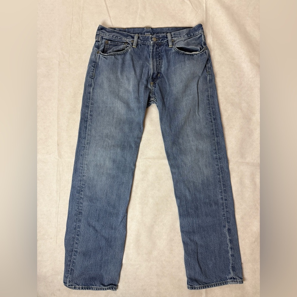 Vintage Polo Ralph Lauren Jeans Mens 32x30 Blue Denim Straight Leg Cotton